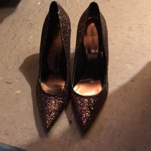 Nine West Sparkly Brown Pumps Size 11
